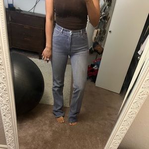 Vintage jeans. High rise/waisted